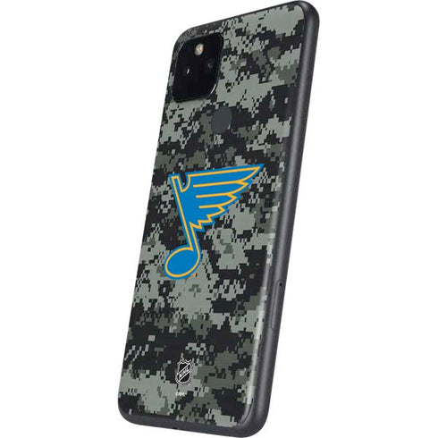 NHL St. Louis Blues Camo Google Pixel 5a Skin